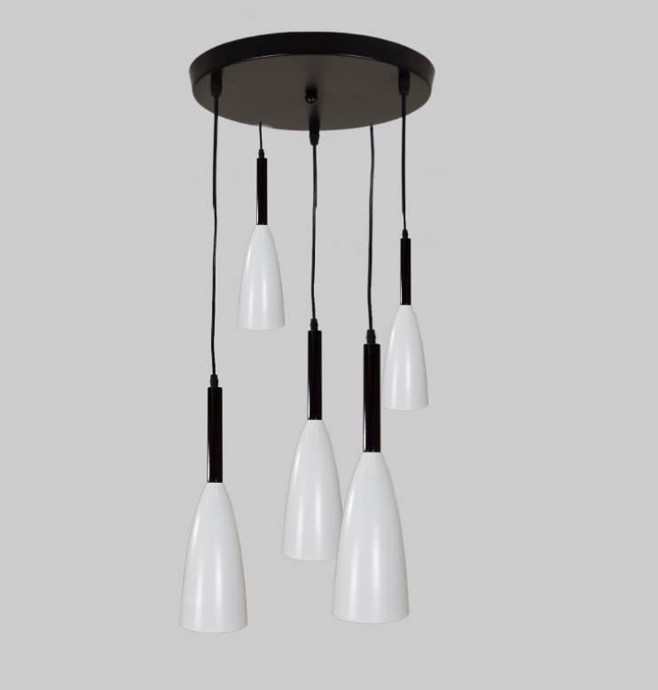 Люстра на 5 ламп Белый (910-RY635-5 WH)