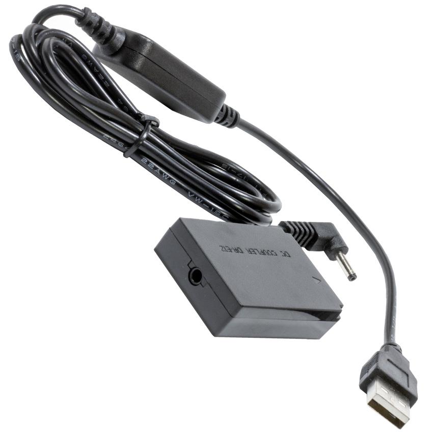 Мережевий адаптер Coupler DR-E12 USB імітатор батареї LP-E12 для Canon EOS M
