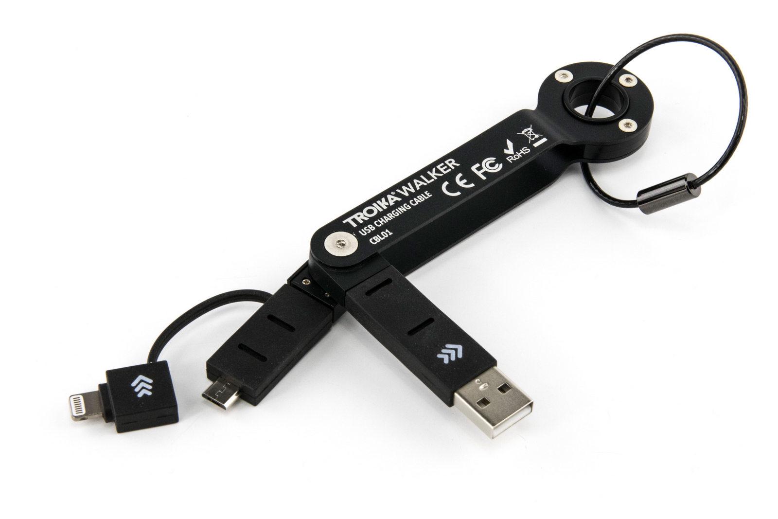 Брелок-адаптер Troika WALKER USB/Micro USB - фото 6