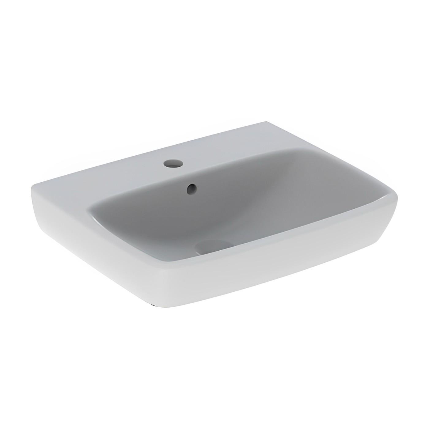 Умывальник Geberit SELNOVA Square 500.290.01.1 55 см Белый (83563)