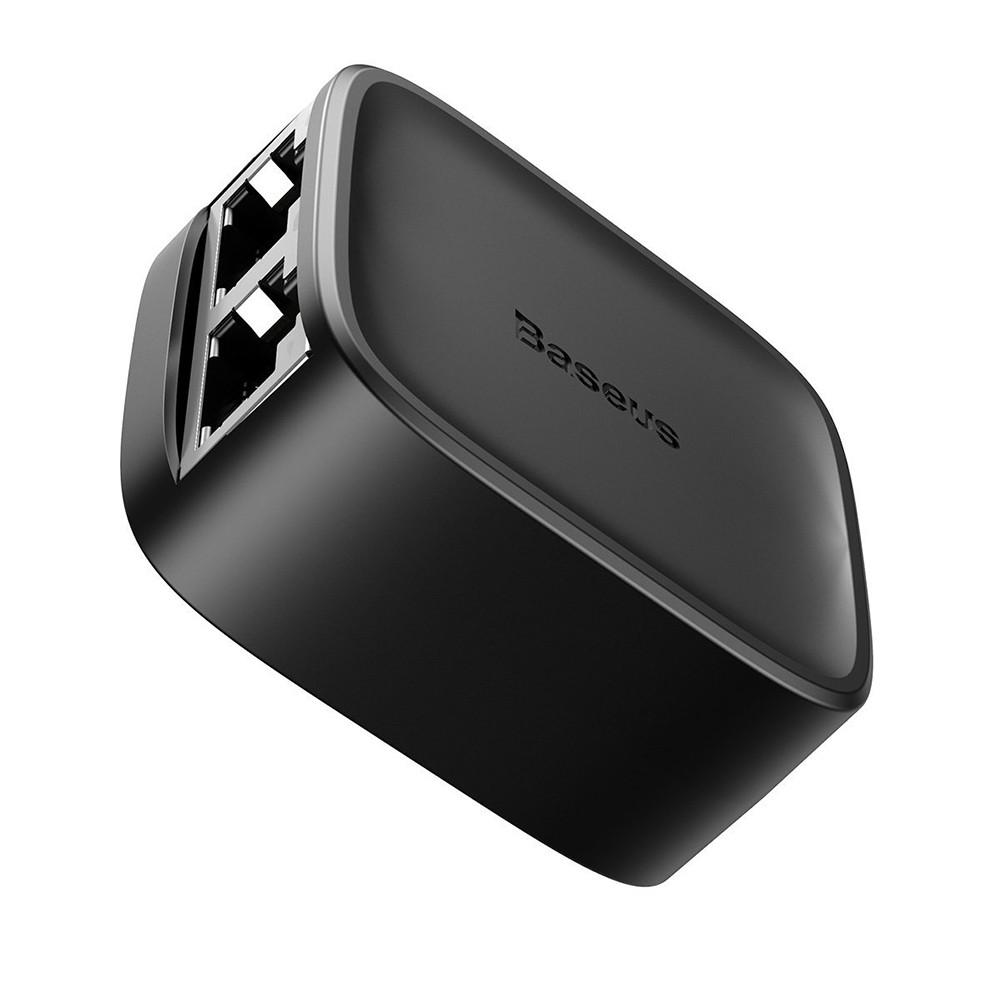 Спліттер BASEUS PCFXQ-01 RJ45 Чорний (1268508979)