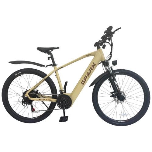 Велосипед с электромотором Spark E-MTB GHOST 15" 48V 500W 12,8 Ah Бежевый (000239950)