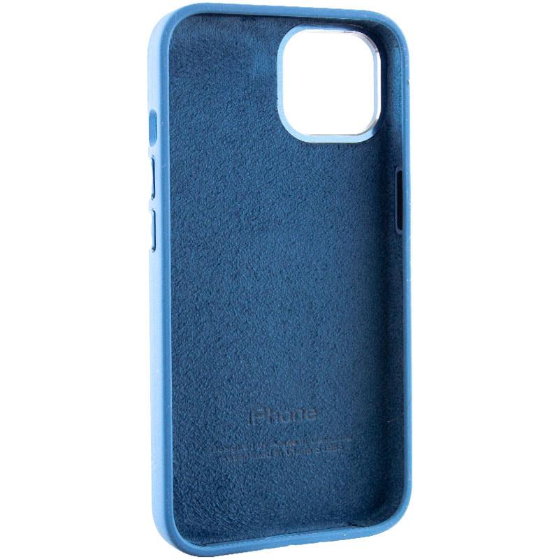 Противоударный чехол Silicone Case Metal Buttons (AA) для Apple iPhone 14 (6.1") Синий / Blue Jay - фото 6