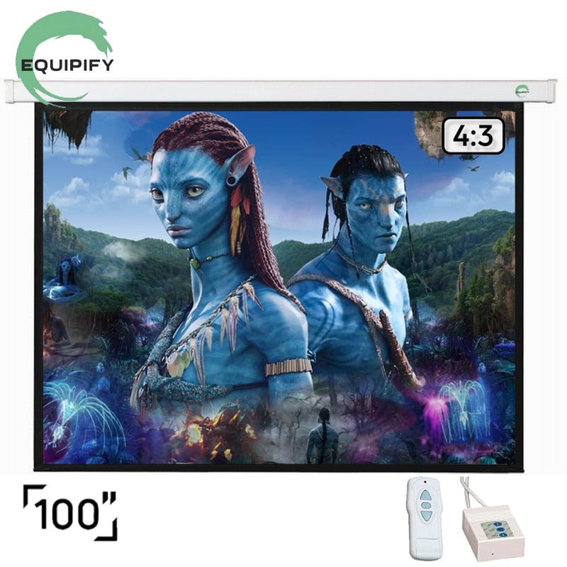 Екран для проєкторів EQUIPIFY SMM-4302 моторизований настінний стельовий 100" 203x153 см 4:3 (tf2930) - фото 2 Екран для проєкторів EQUIPIFY SMM-4302 моторизований настінний стельовий 100" 203x153 см 4:3 (tf2930) - фото 2