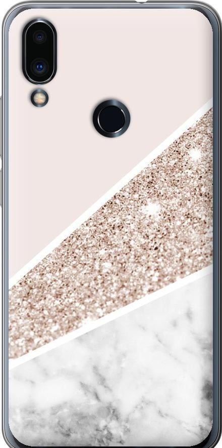 Чехол на Meizu Note 9 Пастельный мрамор (4342t-1689-42517)