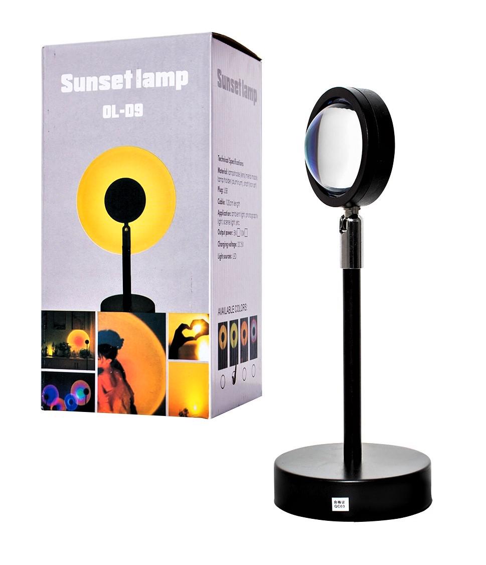 Світлодіодна стійка проекція Sunset Lamp DL-09 RGB (5462212)