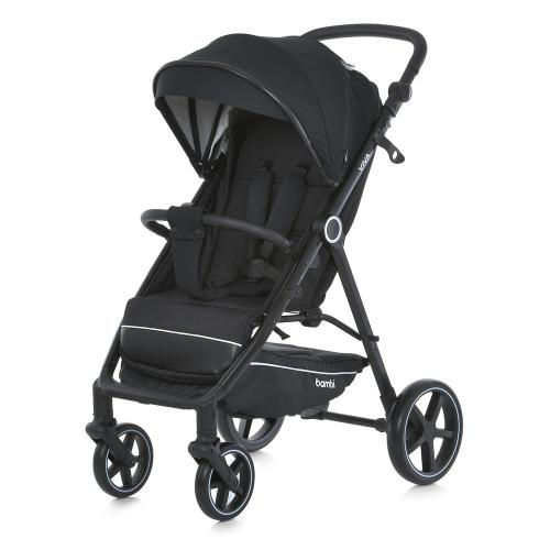 Коляска дитяча Bambi M 5723 VIVA Black (M 5723/90,78-2) - фото 1