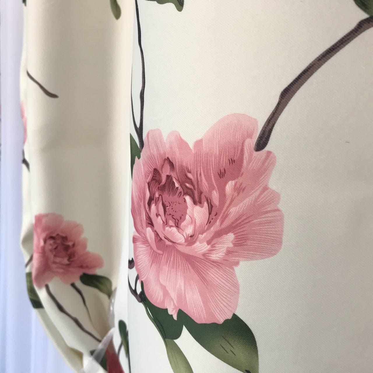 Готові штори з принтом Прованс ALBO 150x270 см 2 шт. Рожевий - фото 3 Готові штори з принтом Прованс ALBO 150x270 см 2 шт. Рожевий - фото 3