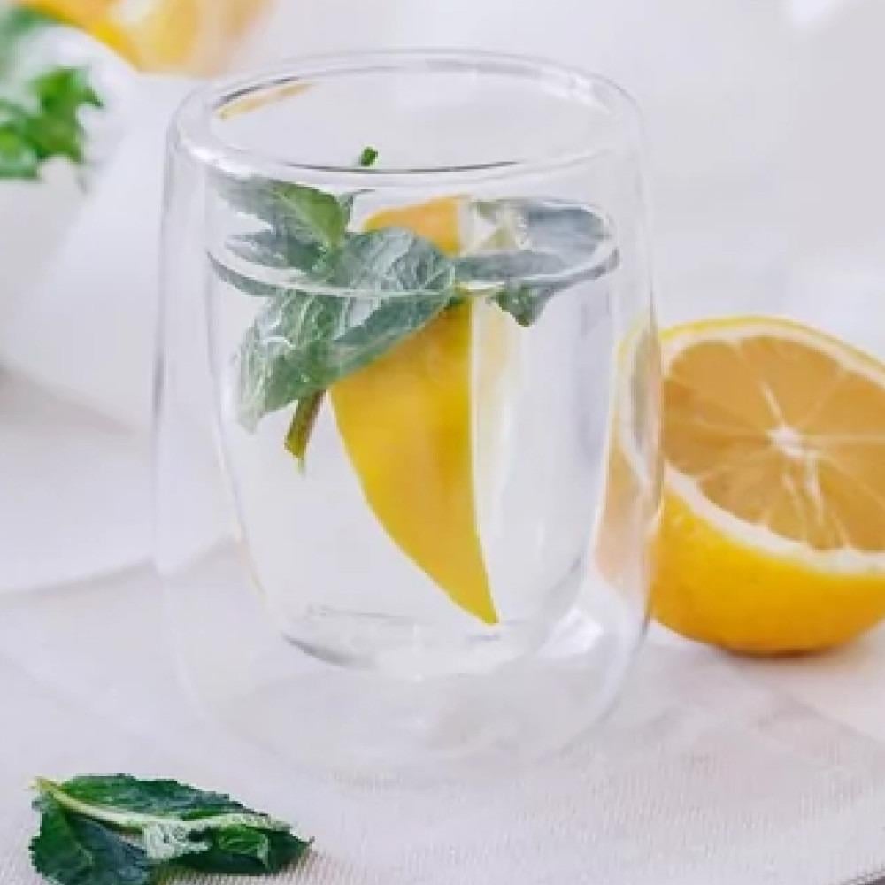 Стеклянный стакан Идеалист с двойным дном для горячих и холодных напитков 200 мл - фото 4 Стеклянный стакан Идеалист с двойным дном для горячих и холодных напитков 200 мл - фото 4