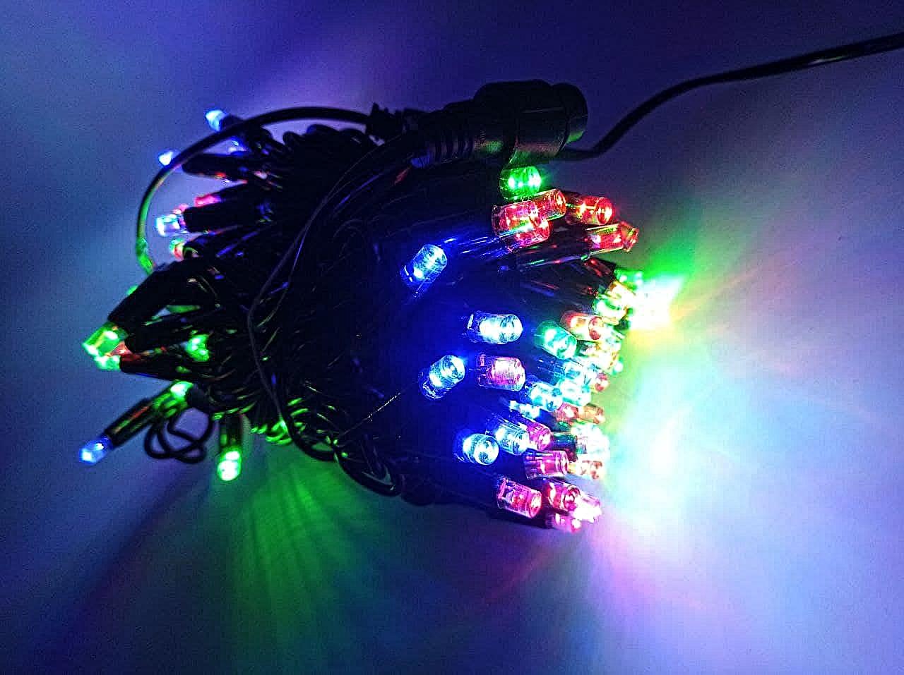 Гірлянда Вулична нитка WP 100L 10 м 165-CL140RGB (366414) - фото 3