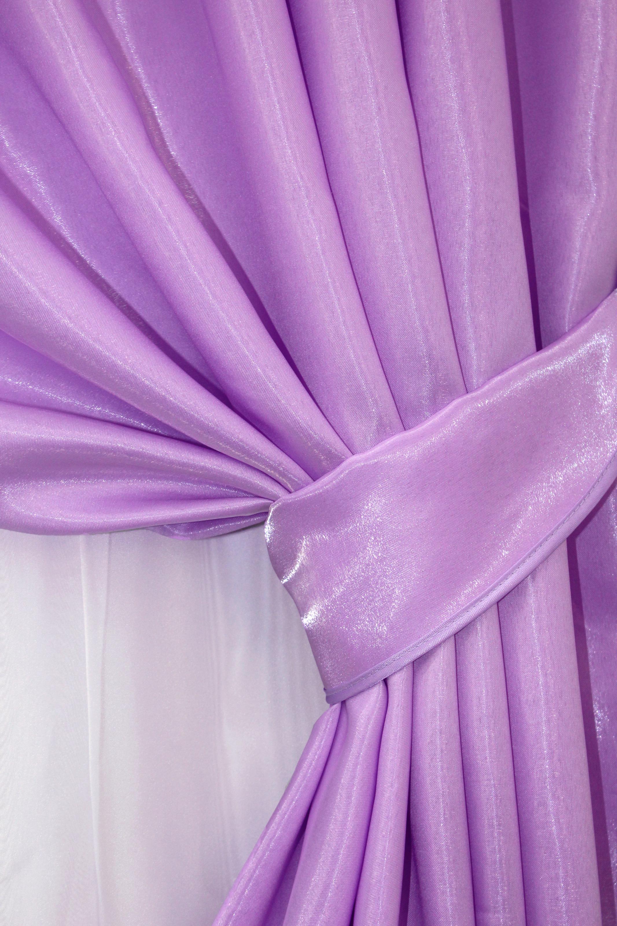 Комплект штор VR-Textil Атлас № 740ш монорей 100х270 см 2 шт. Бузковий (31-222) - фото 4 Комплект штор VR-Textil Атлас № 740ш монорей 100х270 см 2 шт. Бузковий (31-222) - фото 4