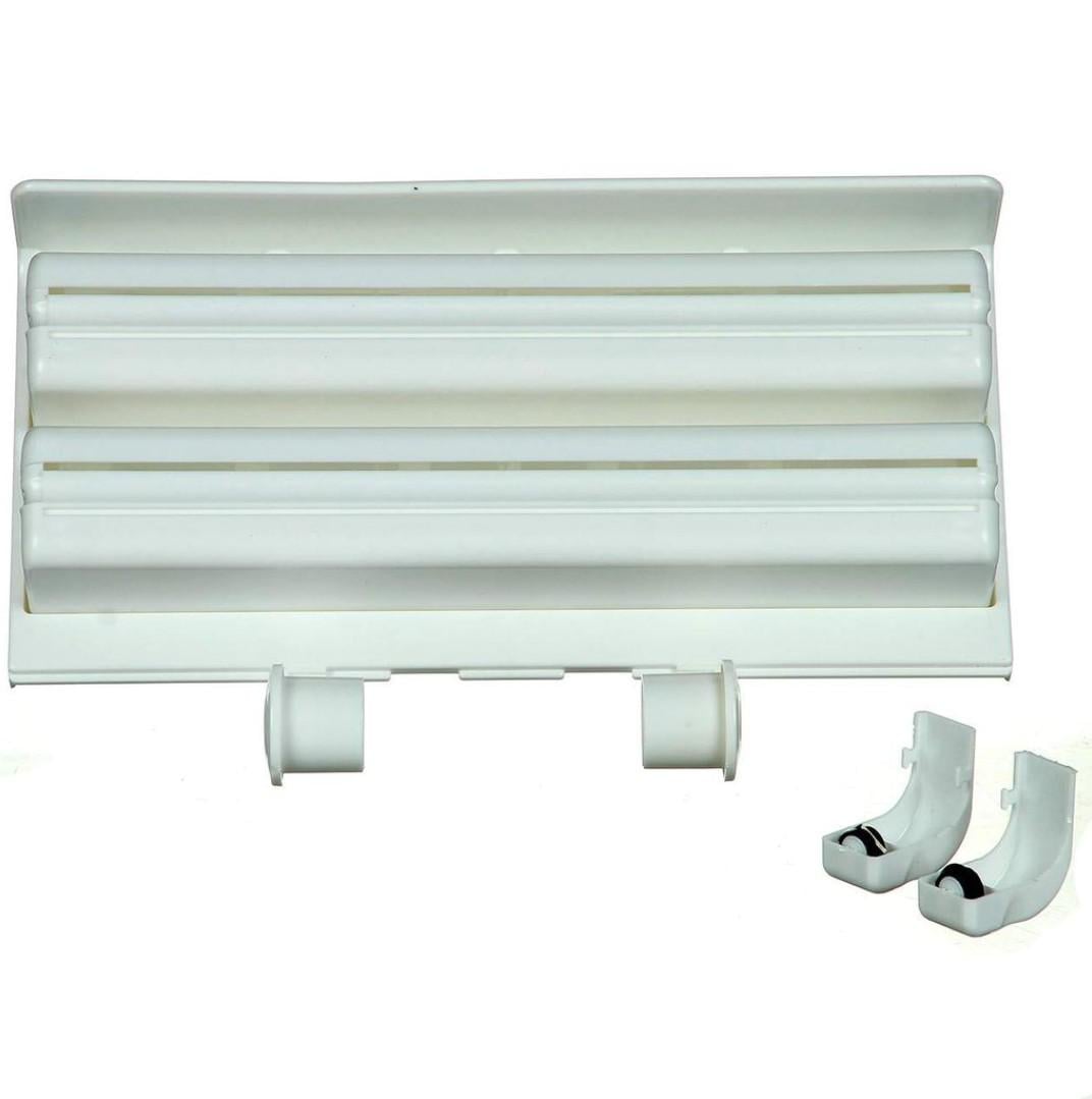 Диспенсер кухонный тройной Kitchen Dispenser KD6888 для бумажных полотенец/пищевой пленки и фольги Белый (33972336)