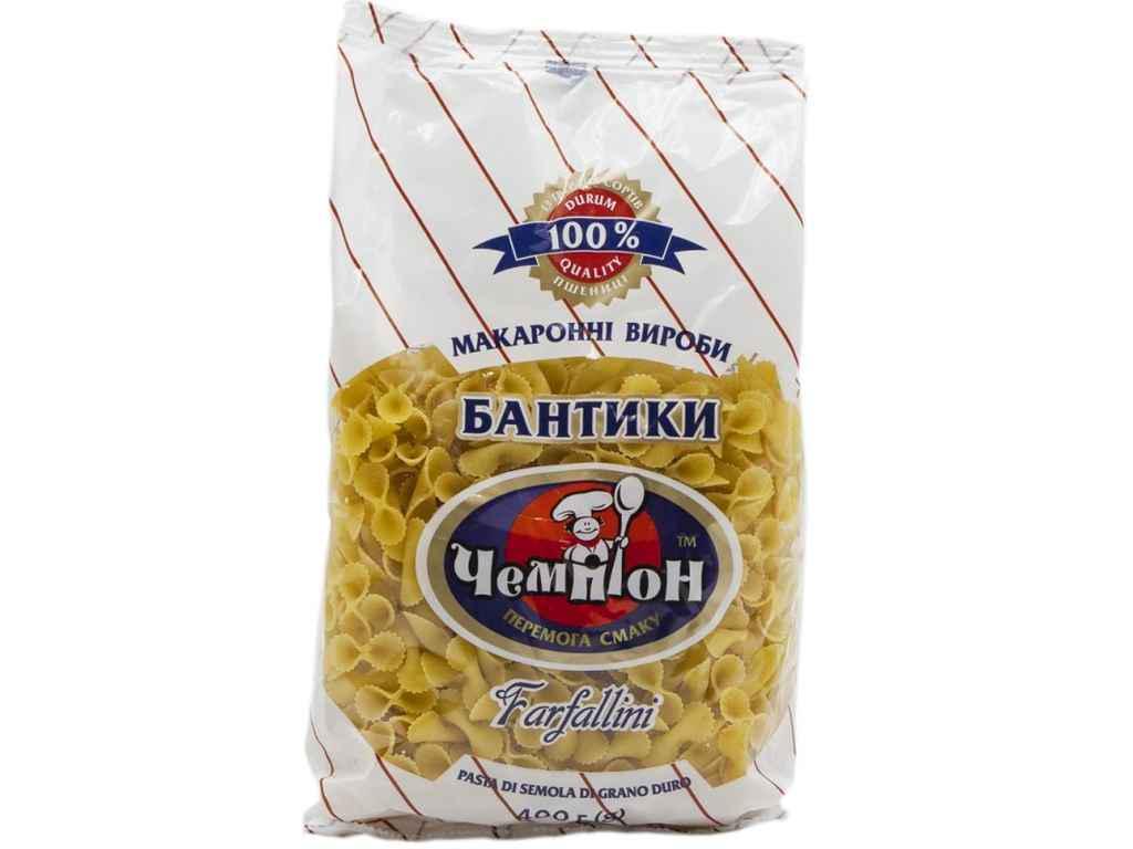 Макаронні вироби Чемпіон Метелики Premium 400 г (974521)