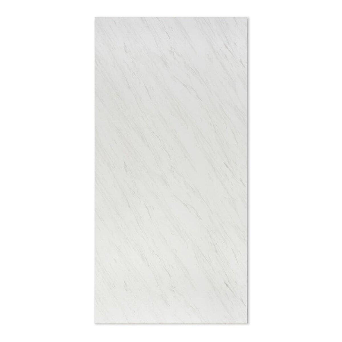 Плита декоративная ПВХ 1,22 х 2,44 м х 3 мм Белый мрамор (SW-00001399)