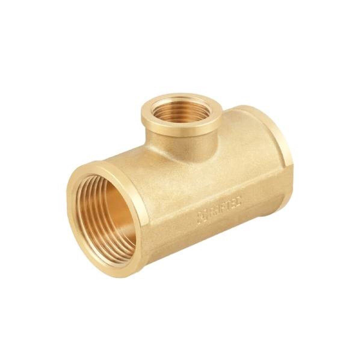 Тройник Raftec Gold ВВ 1"х1/2"x1" (SW-103846)