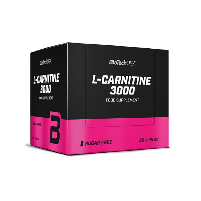 Карнитин L BioTech L-Carnitine Ampoule 3000 Lemon 20x25 ml - фото 1