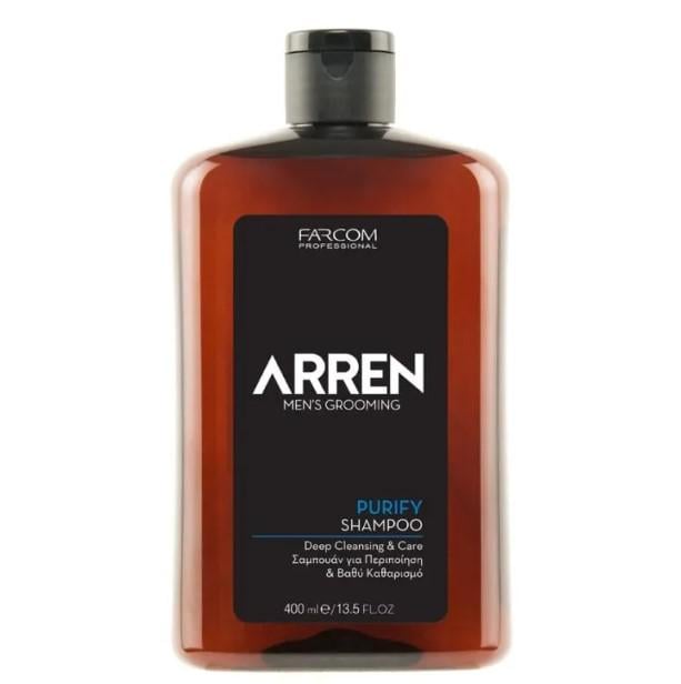 Шампунь для мужчин глубокая очистка и уход Arren Grooming Purify Shampoo 400 мл