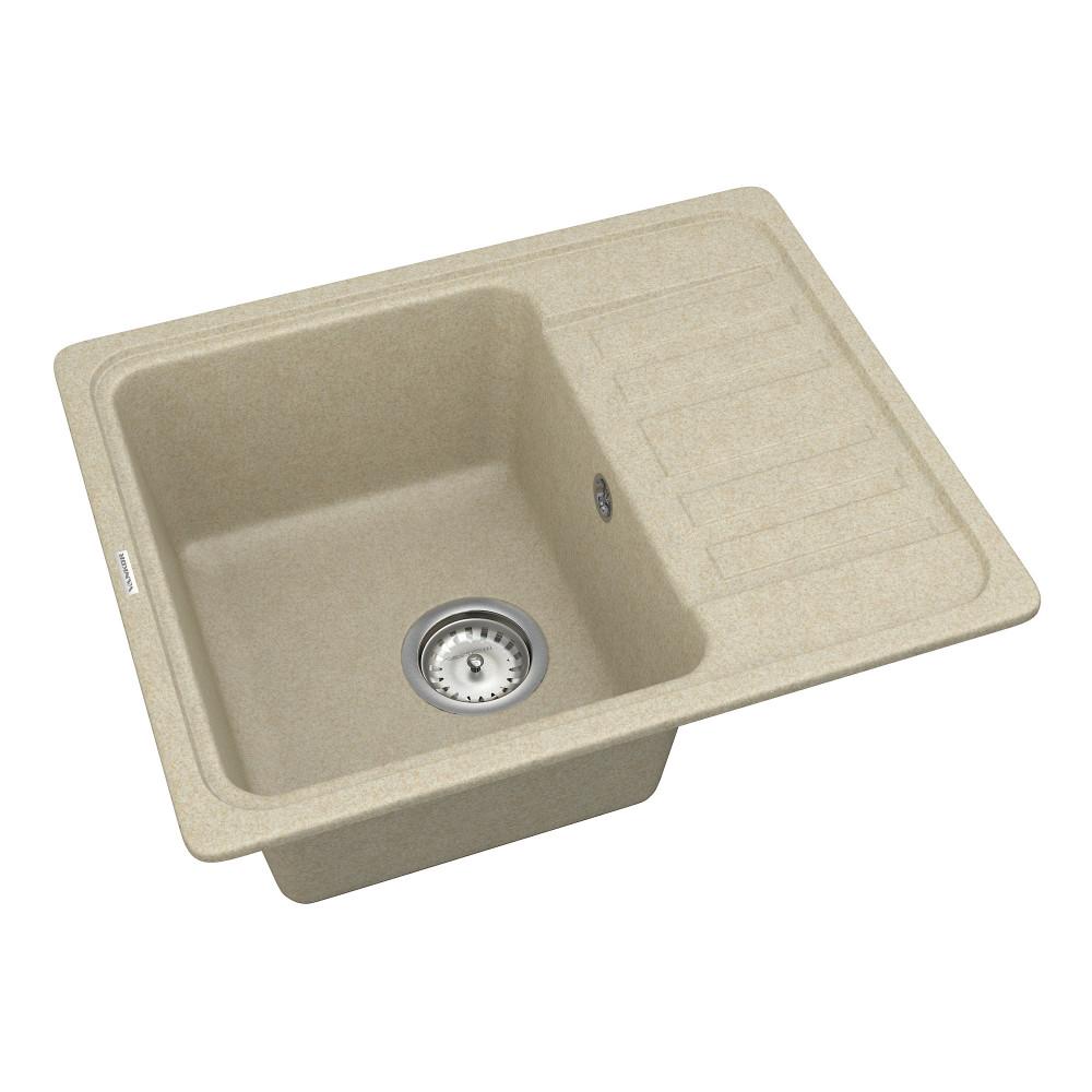 Кухонна мийка VANKOR Hope HMP 02.57 Beige з сифоном Кухонна мийка VANKOR Hope HMP 02.57 Beige з сифоном
