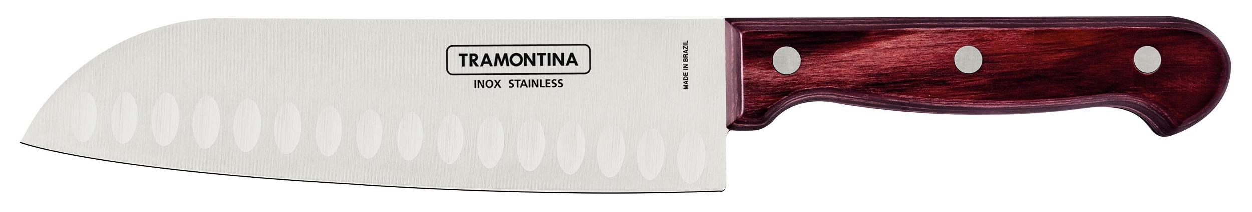 Нож сантоку Tramontina Polywood нержавеющая сталь 17,8 см (21179/177)
