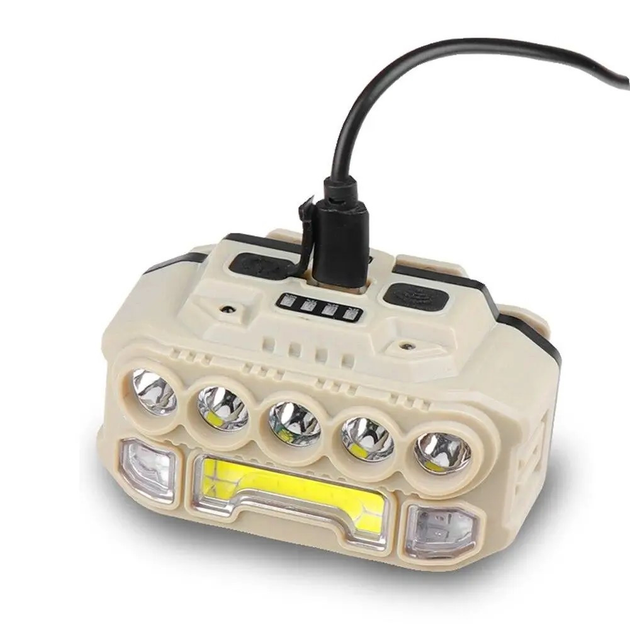 Ліхтар налобний Bailong HX-817 USB Type-C змінний акумулятор (18650) - фото 3 Ліхтар налобний Bailong HX-817 USB Type-C змінний акумулятор (18650) - фото 3