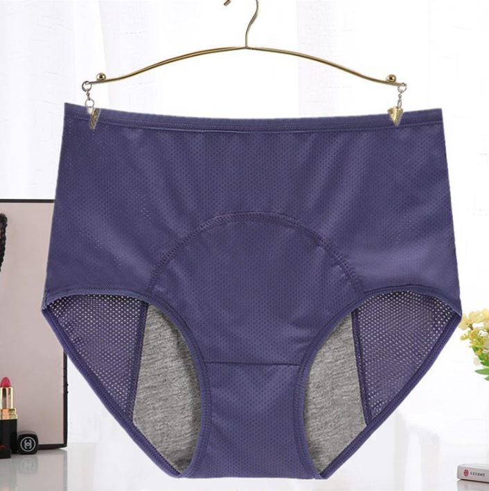 Трусы слипы для месячных и при недержании с максимально высокой посадкой 5XL Синий