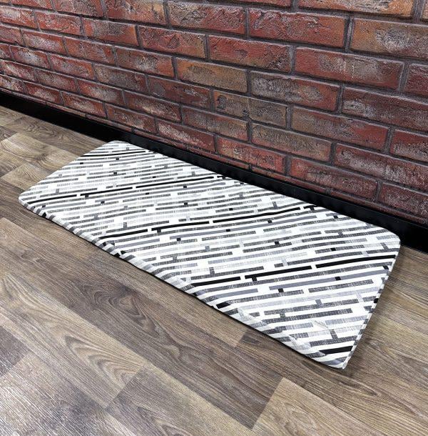 Матрас Comfort Home на подоконники/каркасы/поддоны/садовую мебель 120х40х10 см Diagonal grey