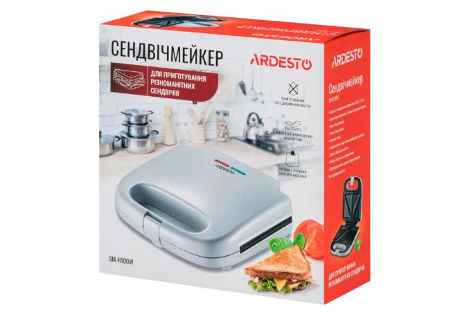 Сендвічмейкер Ardesto SM-H100W (9923071) - фото 2