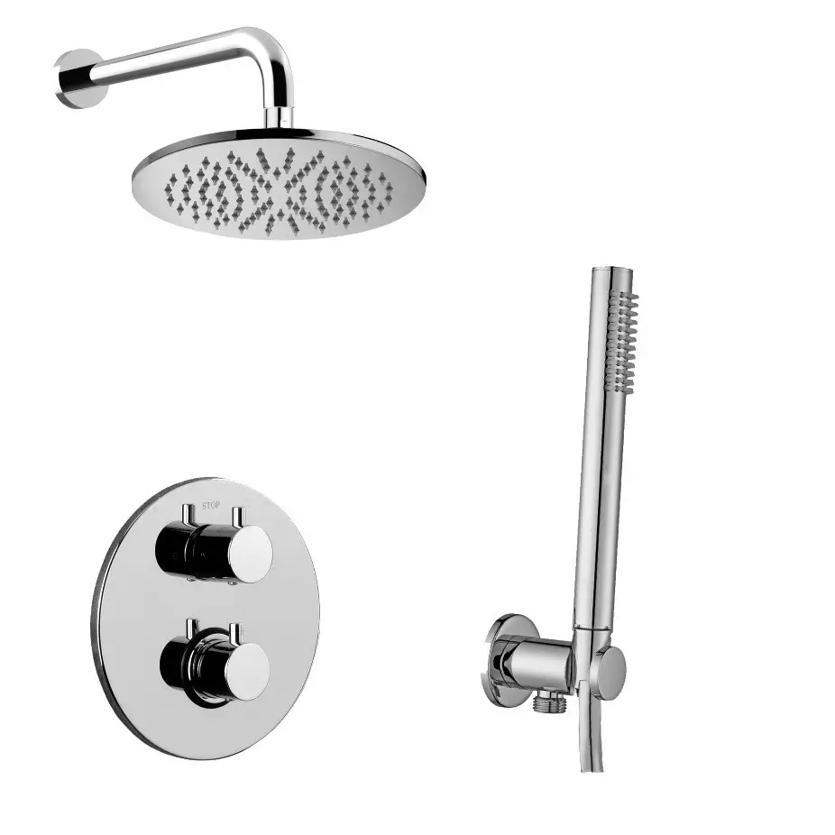 Душова система Paffoni Light Хром (KITLIQ018CR) Душова система Paffoni Light Хром (KITLIQ018CR)