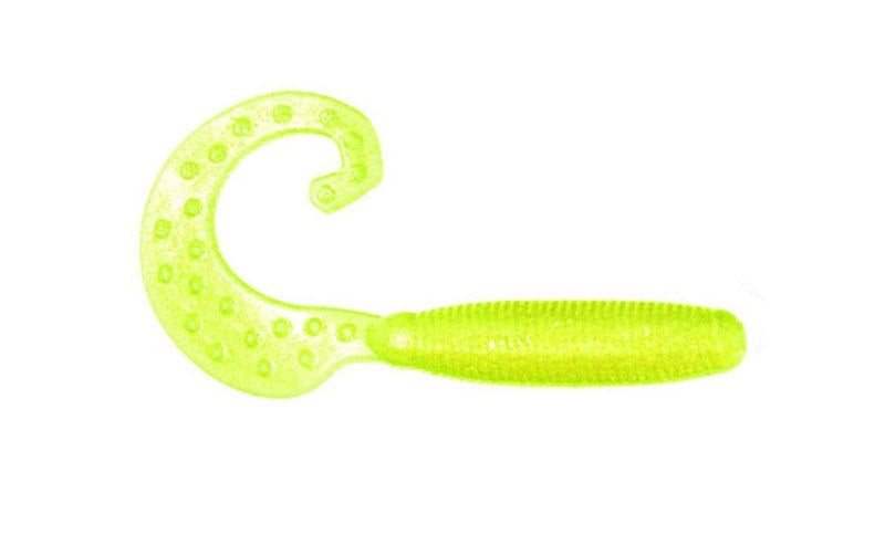 Силиконовый твистер Reins Fat G-tail Grub №015 для микроджига съедобный 2" 20 шт. Chart Pearl (6803)