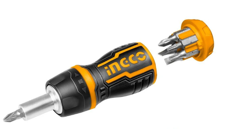 Викрутка з тріскачкою INGCO Super Select 8в1 (AKISDS1728)