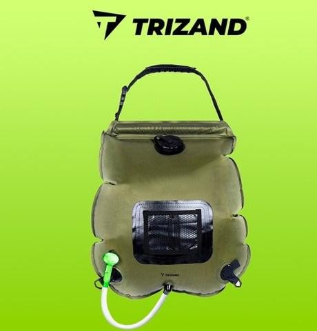 Душ туристичний із вбудованим термометром 20 л Темно-зелений - фото 4