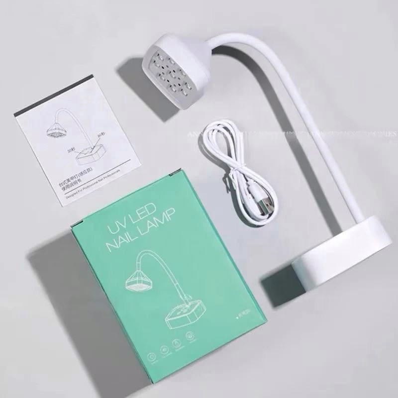 Лампа Led 6 для сушіння гель лаку на акумуляторі 1500 mAh 27 Вт - фото 6