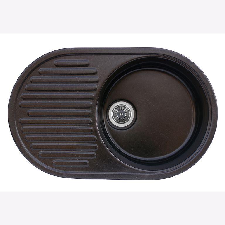 Мойка кухонная Platinum Astoria 7346S Черный (353075)