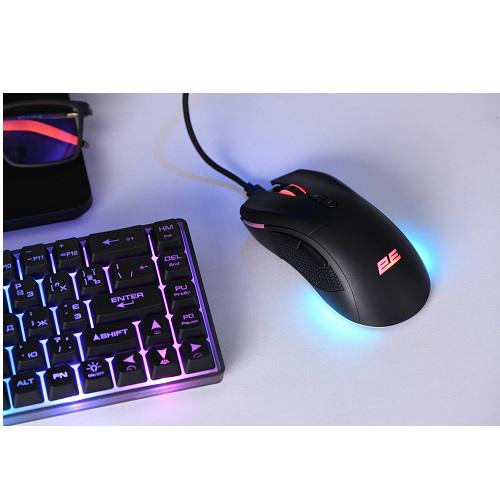 Комп'ютерна мишка 2E 2E-MG350UB-WL ігрова MG350 WL RGB USB2.0 бездротова Black (582375) - фото 7