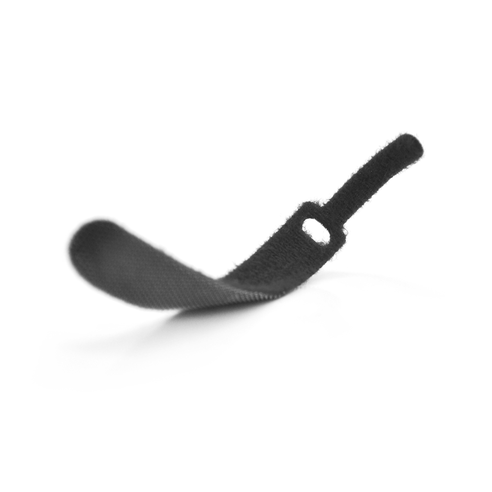 Стяжки на липучке Voltronic многоразовые для упорядочения кабелей 12x150 мм Черный (464)