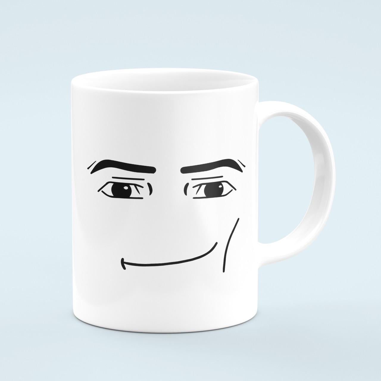 Чашка Улыбка Roblox 330 мл Белый