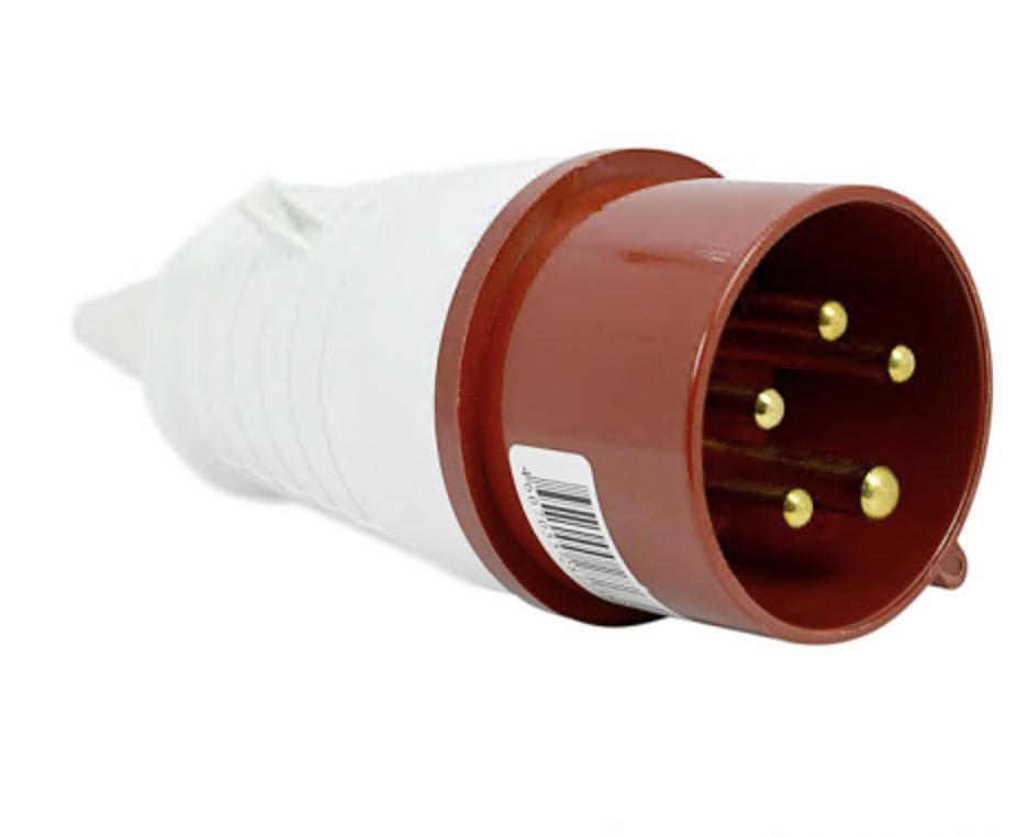 Вилка переносная АСКО-УКРЕМ 015 3Р+ РЕ+N 16А 380-415В IP44 (00000000781)