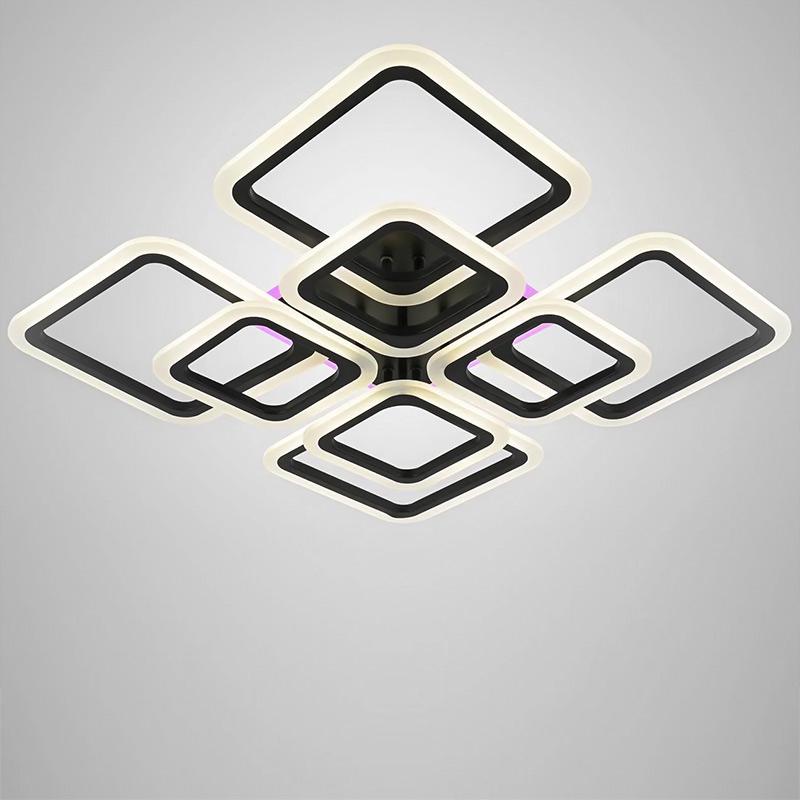 Люстра потолочная LED LightHouse NM-16470/44 RGB 192 W30 W Черный (16039)