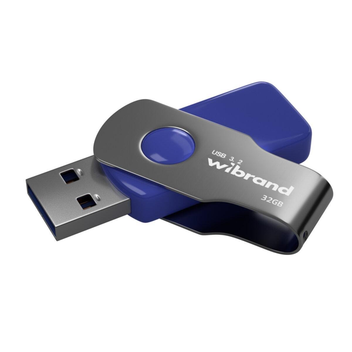 Флэш-память Wibrand USB 3.2 Gen1 Lizard 32GB Light Blue