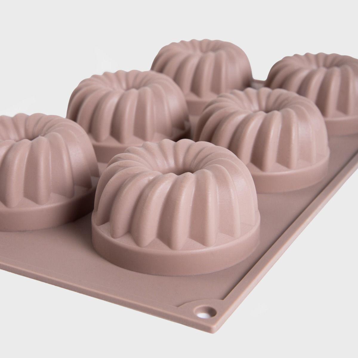 Форма для випікання пончиків Homla EASY BAKE 17x28х3 см Рожевий (202640) - фото 3