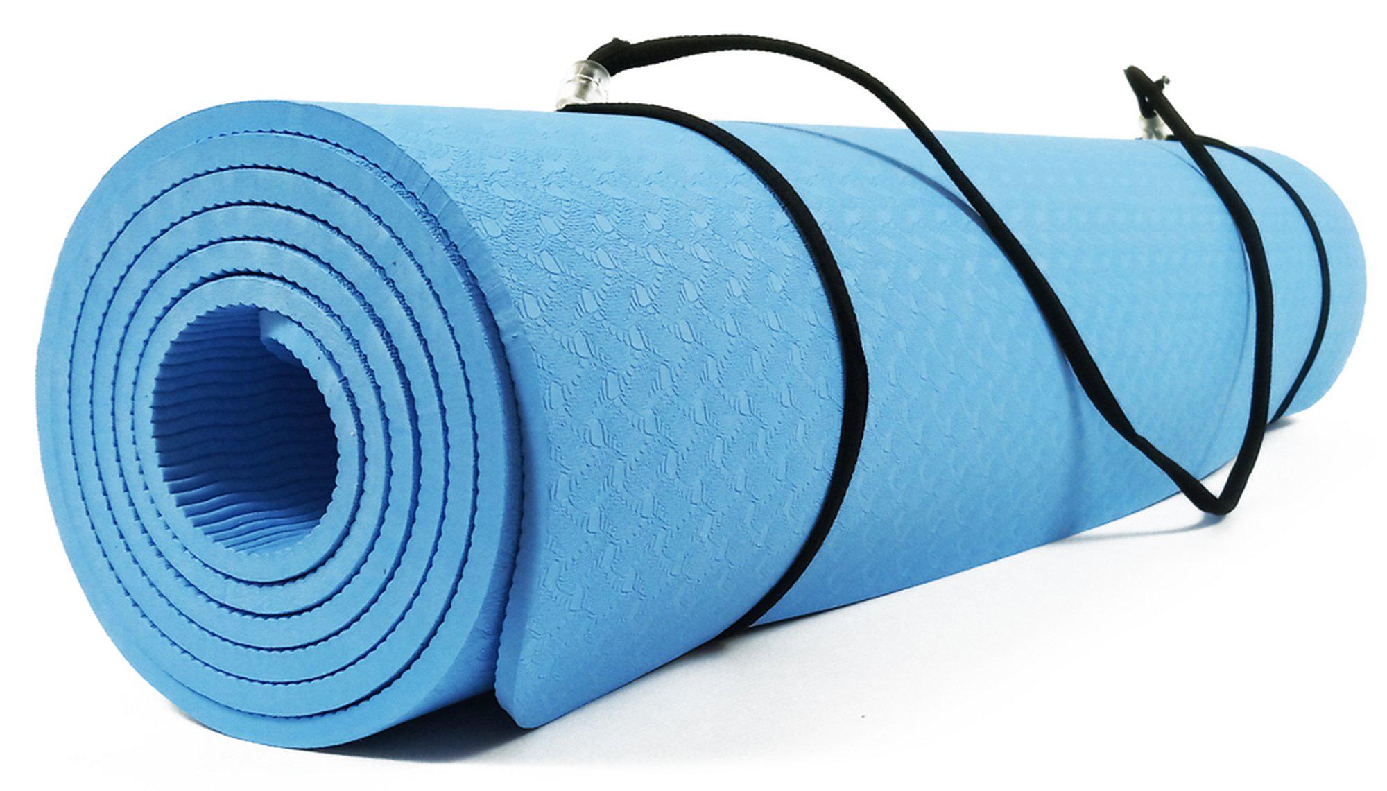 Килимок для йоги TPE EasyFit ECO-Friendly 6 мм одношаровий Блакитний - фото 1 Килимок для йоги TPE EasyFit ECO-Friendly 6 мм одношаровий Блакитний - фото 1