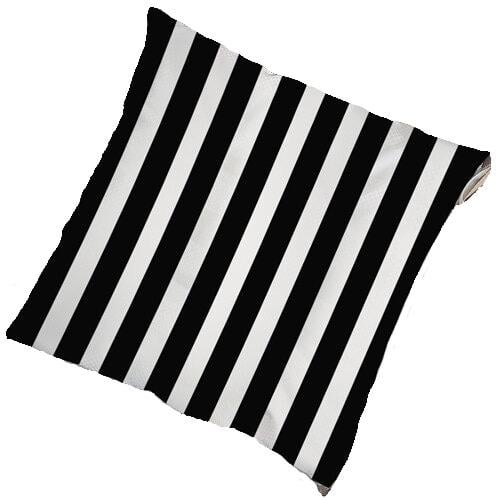 Подушка на стул с завязками Presentville Полоски 40x40x4 см (PZ_23F001)