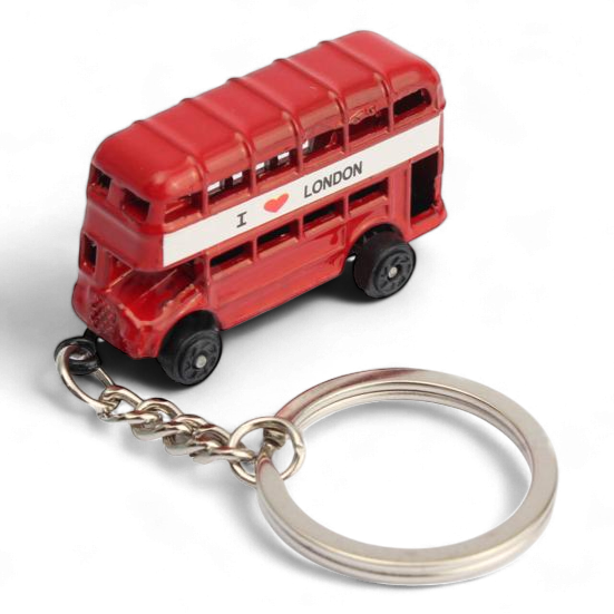 Брелок для ключей Лондонский автобус металлический Красный (99_16_0_1С) - фото 10 Брелок для ключей Лондонский автобус металлический Красный (99_16_0_1С) - фото 10