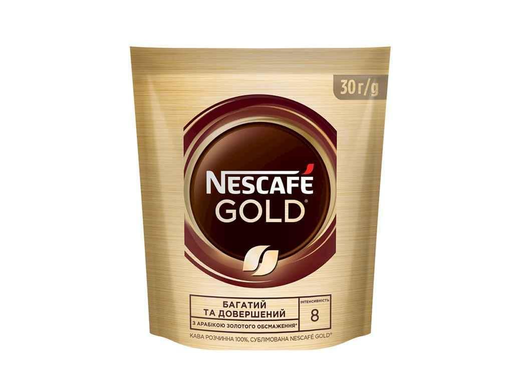 Кофе растворимый Nescafe Голд 30 г (213186)
