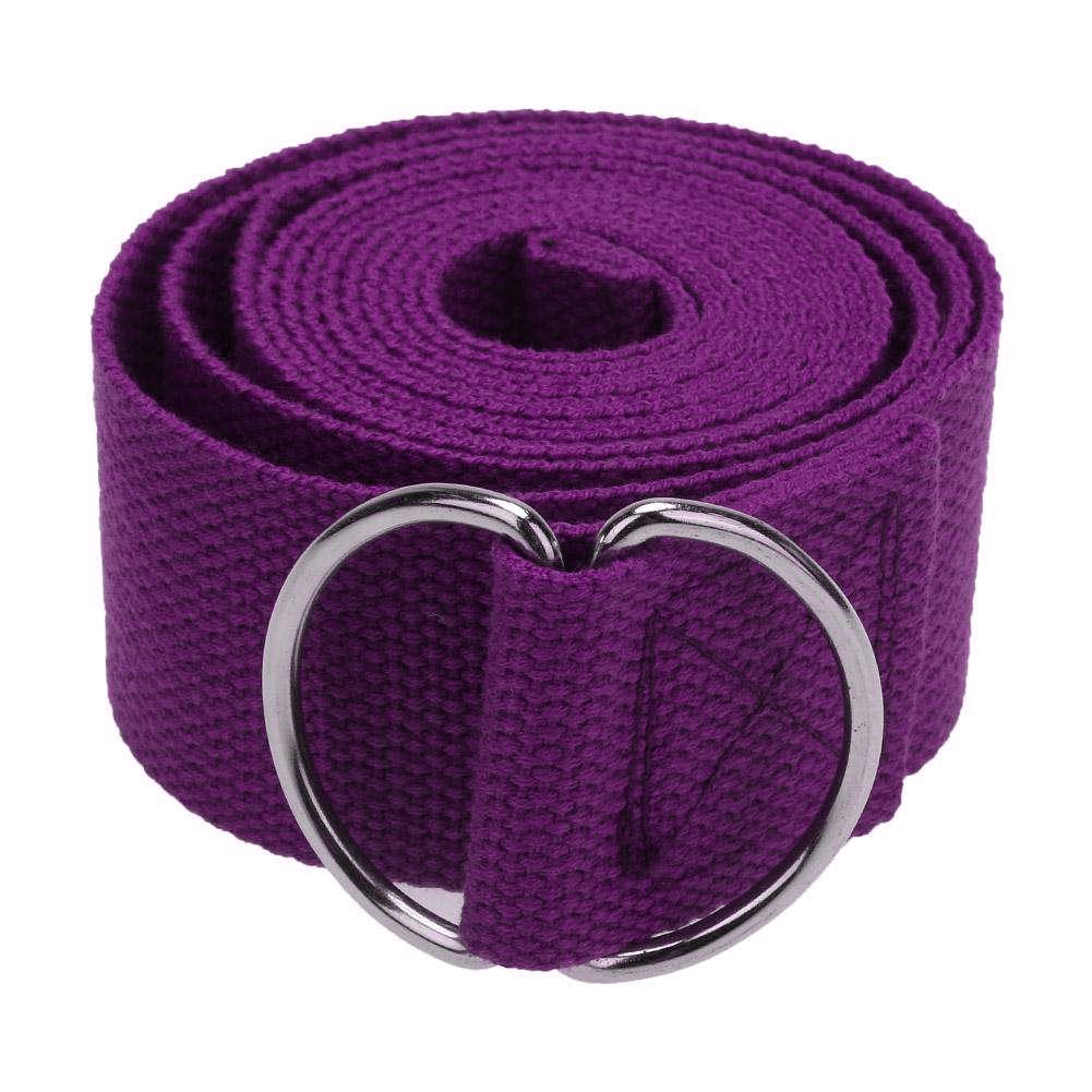 Ремень для йоги EasyFit Yoga Strap 183 см Сиреневый (EFYGS183-BZ) - фото 1