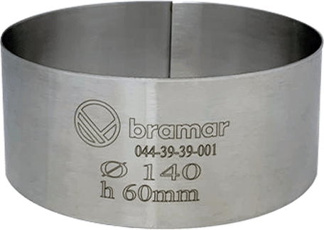 Кольцо кондитерское Bramar нержавеющая сталь 1 мм Ø140 (H60)