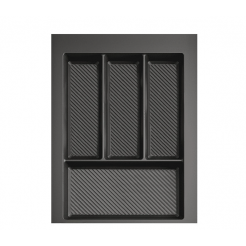 Лоток кухонный Rejs 400 мм для столовых приборов 490x350x55 мм Графит (714986)