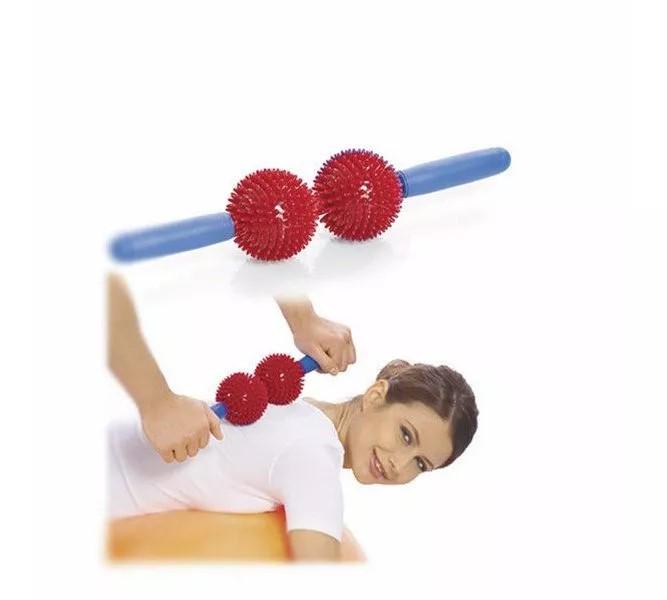 Мяч массажный OrtoMed OМ-402 игольчатый с ручками (20567210) - фото 2 Мяч массажный OrtoMed OМ-402 игольчатый с ручками (20567210) - фото 2