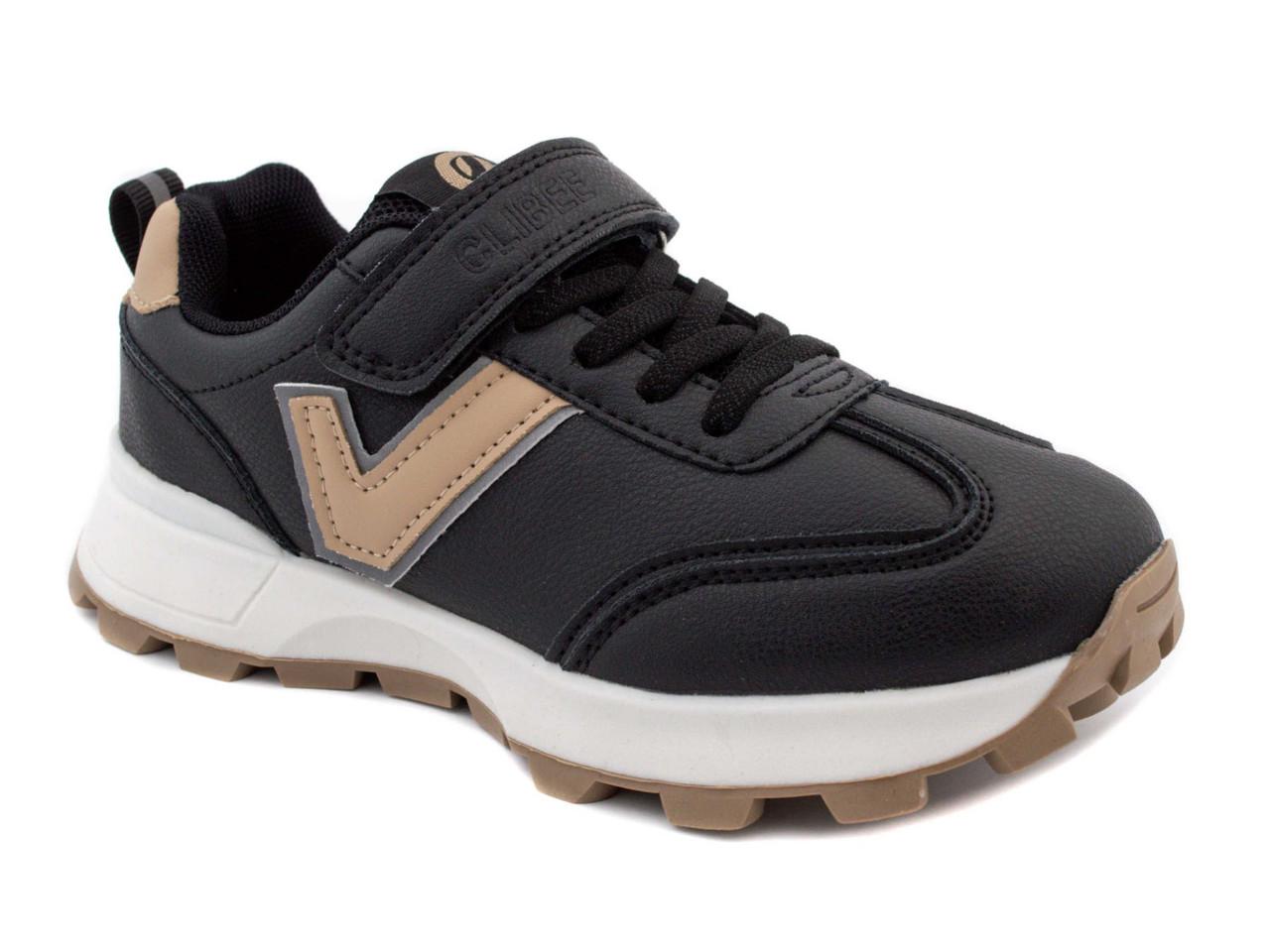 Кросівки для дівчаток Clibee EC22522/33 р. 33 Чорний