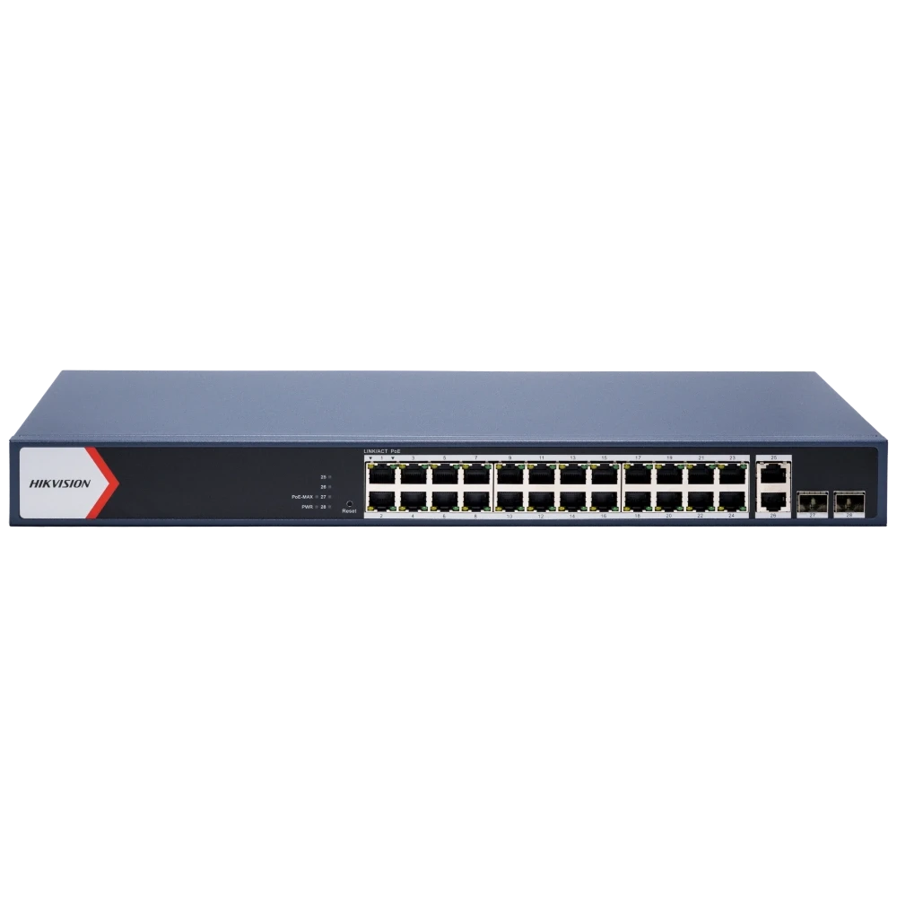 Коммутатор управляемый Hikvision DS-3E1528P-EI/M PoE 8 портов Коммутатор управляемый Hikvision DS-3E1528P-EI/M PoE 8 портов